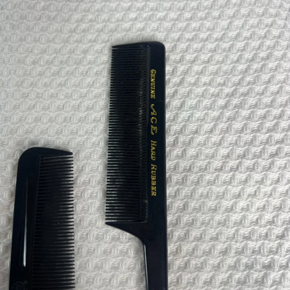 VTG 5pc Comb/Pick Set Cricket Conair Ace Hair Comb Pick Set Friction Free‎ Wide